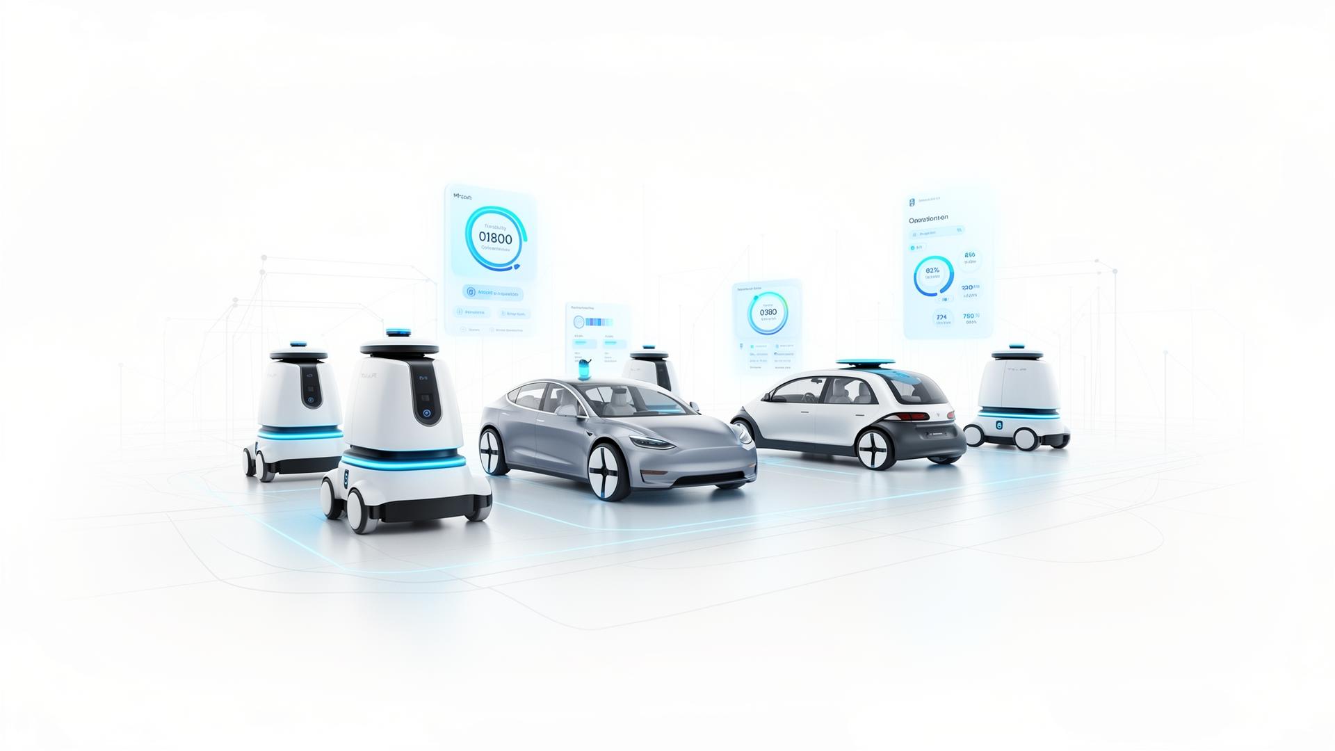 Autonomous mobility and robotics fleet with intelligent operations overlay